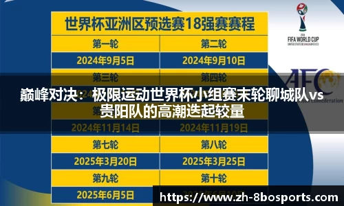 巅峰对决：极限运动世界杯小组赛末轮聊城队vs贵阳队的高潮迭起较量